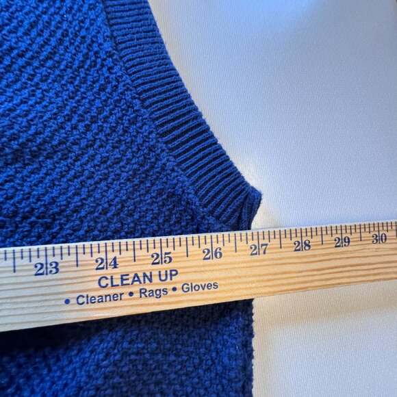 TN Vols Embroidered Waffle Knit Sweater Vest Mens XXL Navy VTG USA Made - Picture 7 of 11